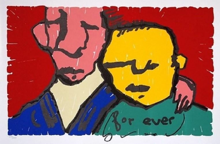 Herman Brood - "For Ever", Antiek en Kunst, Kunst | Litho's en Zeefdrukken, Verzenden