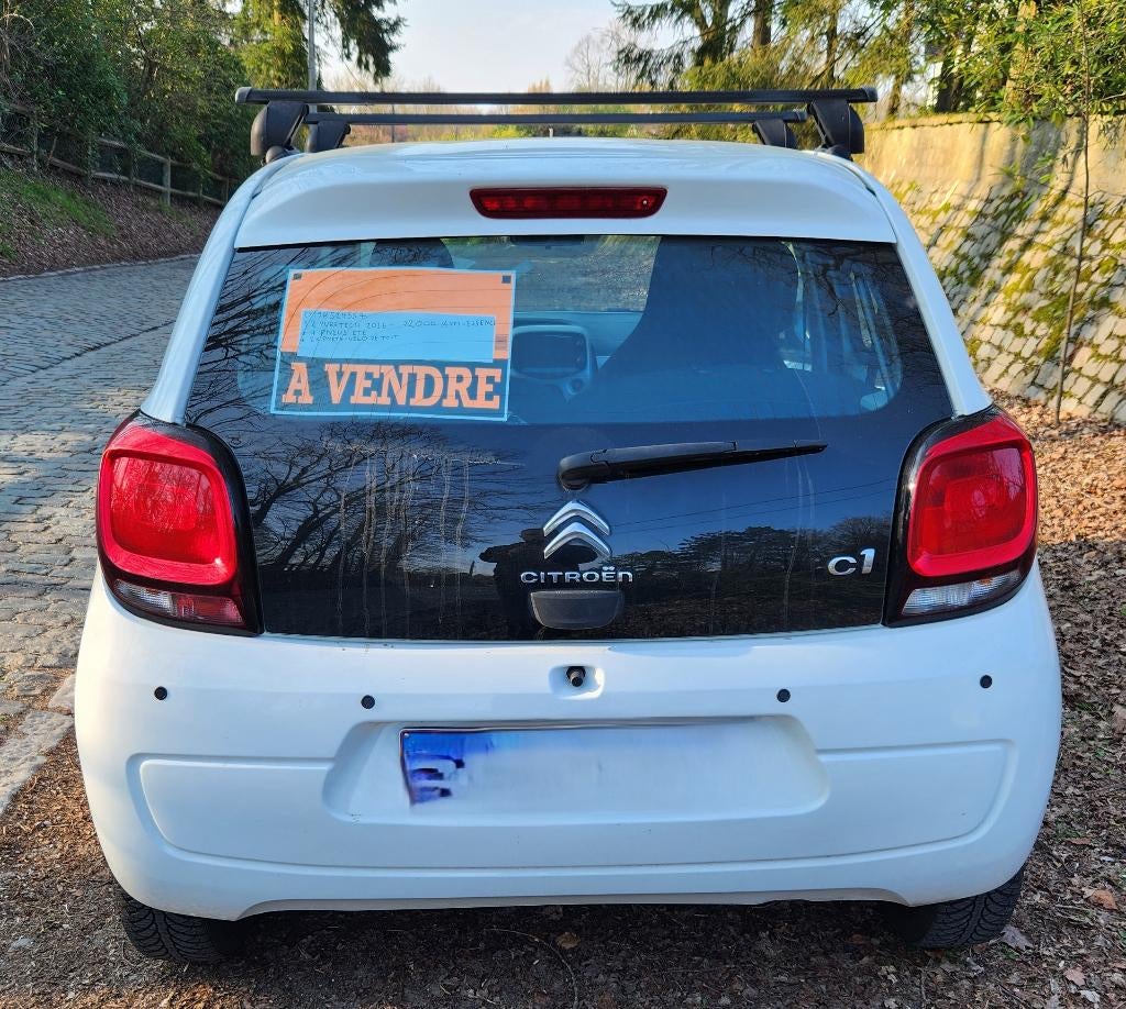 Citroen 1.2 Pure tech 2016, Auto's, Citroën, Stof, Euro 6, C1, Wit