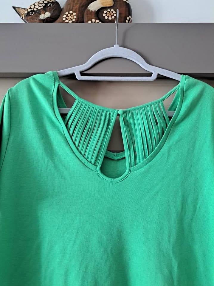Green Ice, groen shirt, knappe rug, xxl, katoen, Ophalen of Verzenden, Zo goed als nieuw, Groen, Shirt of Top