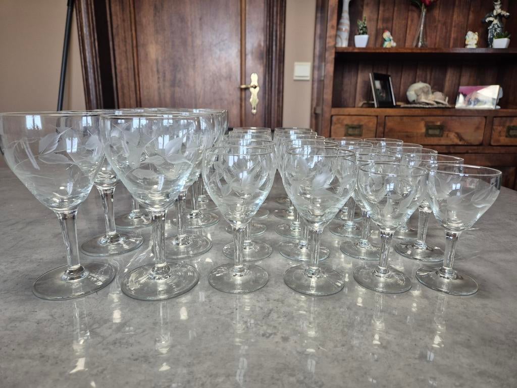 Verres en cristal ancien, Antiquités & Art, Enlèvement