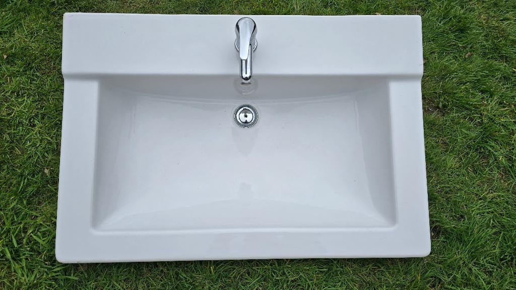 Lavabo, Huis en Inrichting, Badkamer | Badkamermeubels, Ophalen, Gebruikt, 50 tot 100 cm, Wasbak of Wastafel