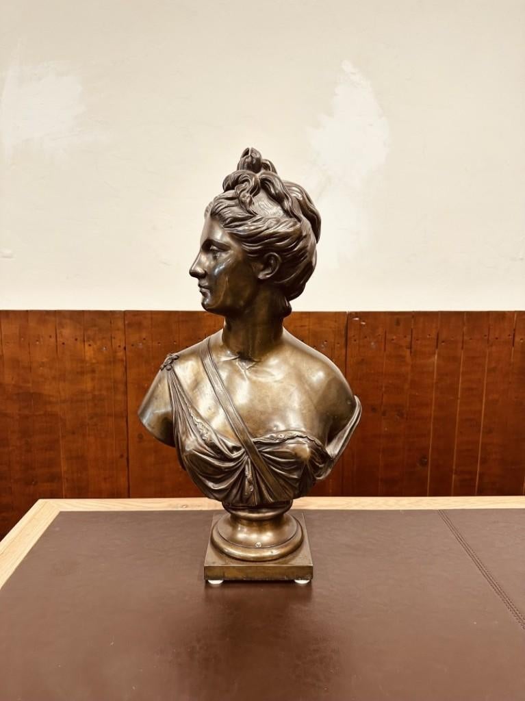 Buste Diana de Jager van Jean Antoine Houdon, Ophalen
