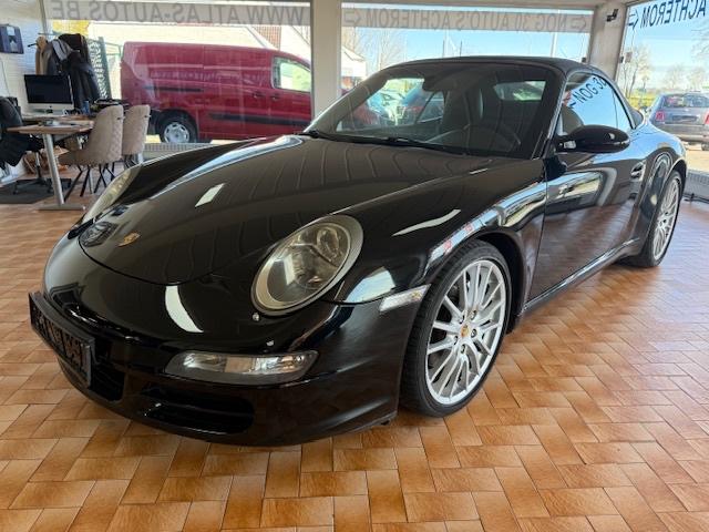 Porsche 997 Tip TronicS Cabrio! Airco Leer Navi XENON!106DKM, Auto's, Porsche, 4 zetels, Zwart, 4 cilinders, Cabriolet