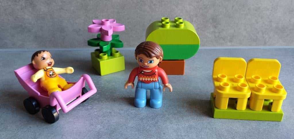 lego duplo moeder en baby op wandel, Ophalen of Verzenden, Gebruikt, Duplo
