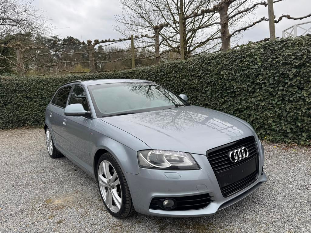 Audi A3 , Bj 2010 , 153 000Km , 1.8 Benzine , S-Line, Auto's, Audi, Euro 5, Zwart, Blauw, Bedrijf