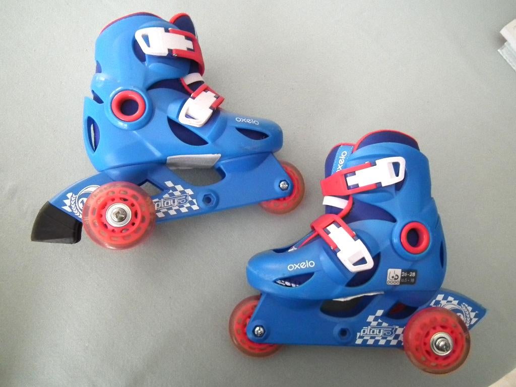 Patins à roulettes OXELO - Play 3 - pointure 26 -28, Enlèvement ou Envoi, Comme neuf, Enfants