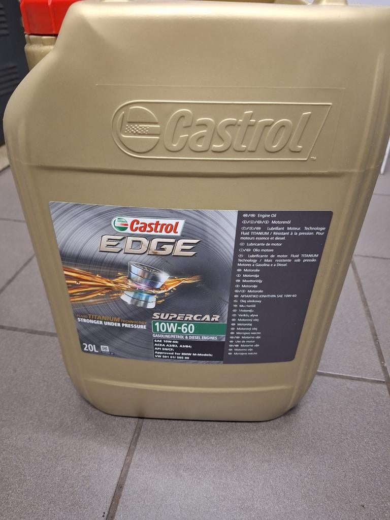 Castrol Edge 10w60,  15 litres, Enlèvement