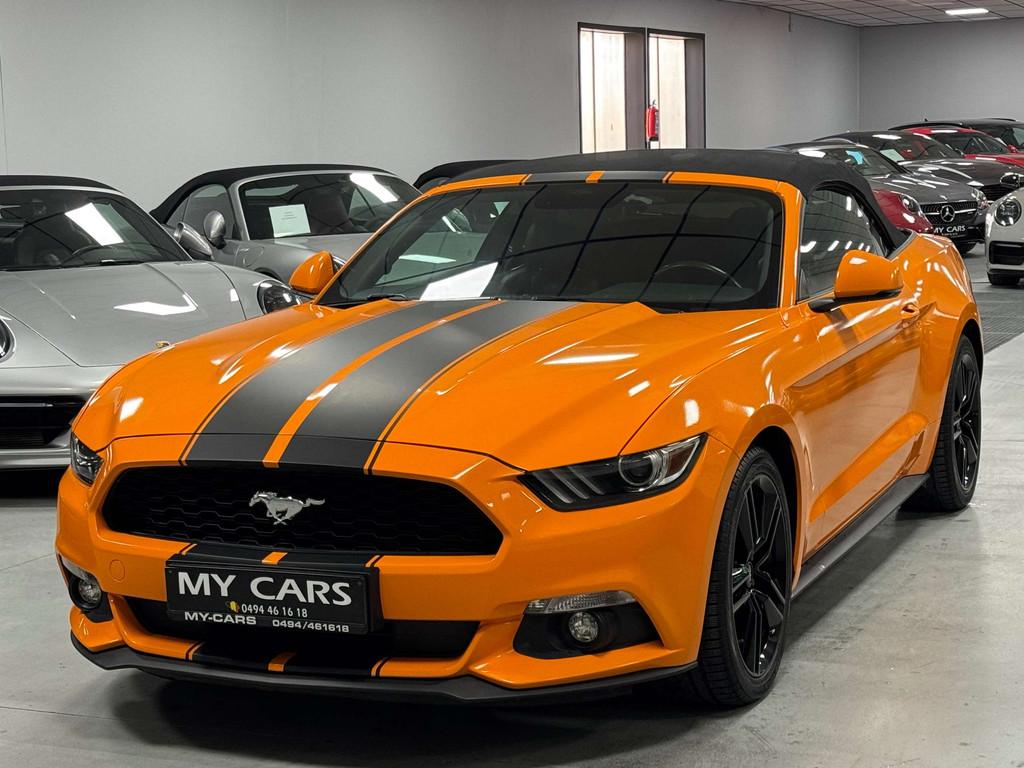 Ford Mustang 2.3 Clim Cuir Gps Camera Xenon Ja 19 Garantie 1, Auto's, Ford, Automaat, 4 zetels, Achterwielaandrijving, Gebruikt