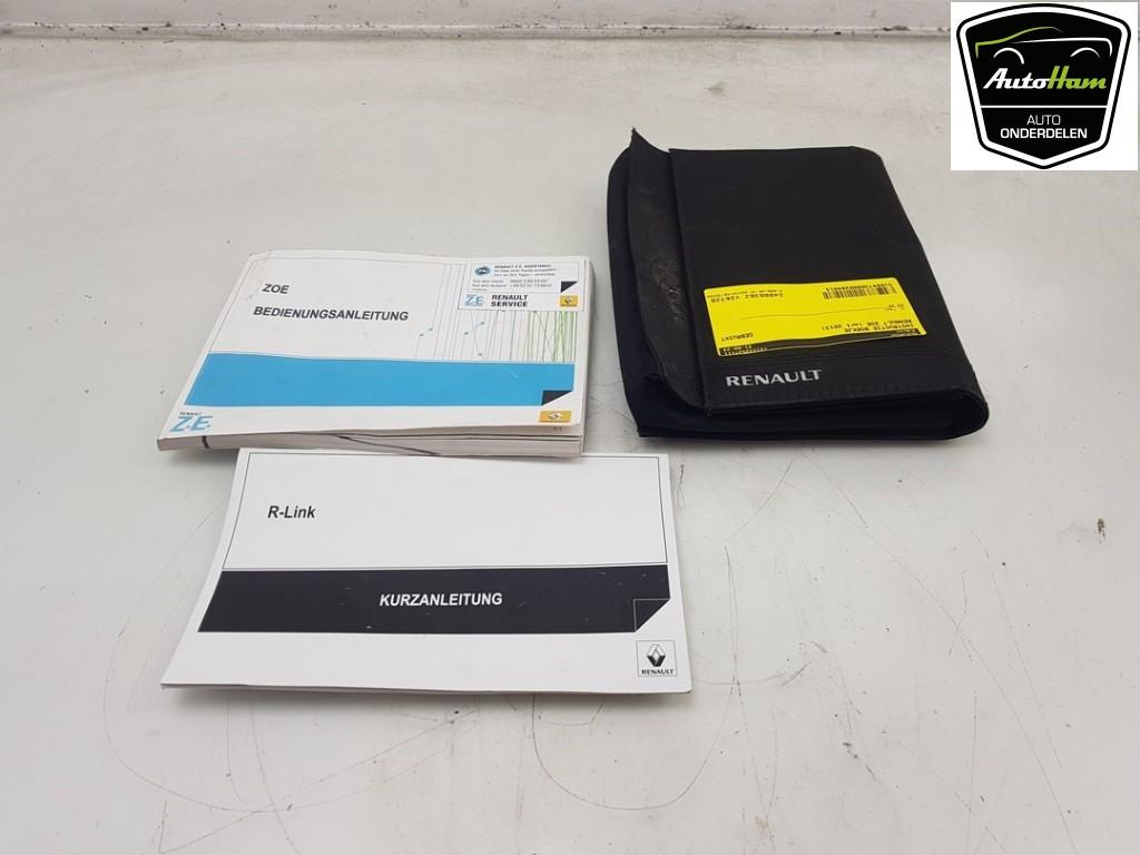 MANUEL UTILISATEUR Renault Zoé (AG) (01-2012/03-2024), Utilisé, Renault