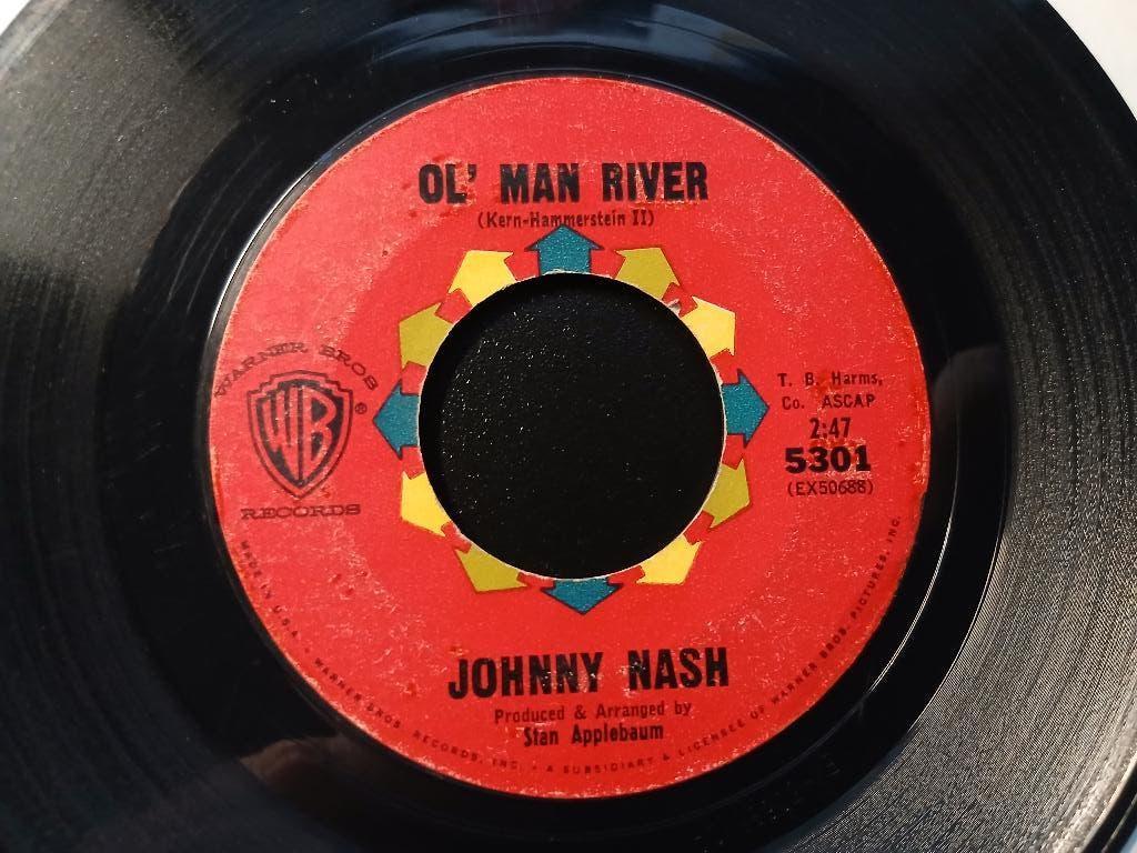 Johnny Nash ‎– Ol' Man River '7 " Popcorn ", Gebruikt, 7 inch, Single, Ophalen of Verzenden