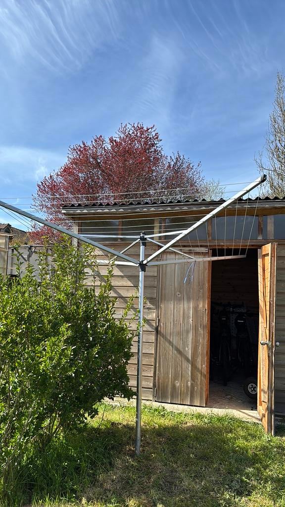 Séchoir parapluie Brabantia + Ancre de sol – État impeccable, Jardin & Terrasse, Sèche-linge & Lave-linge, Enlèvement, Séchoir