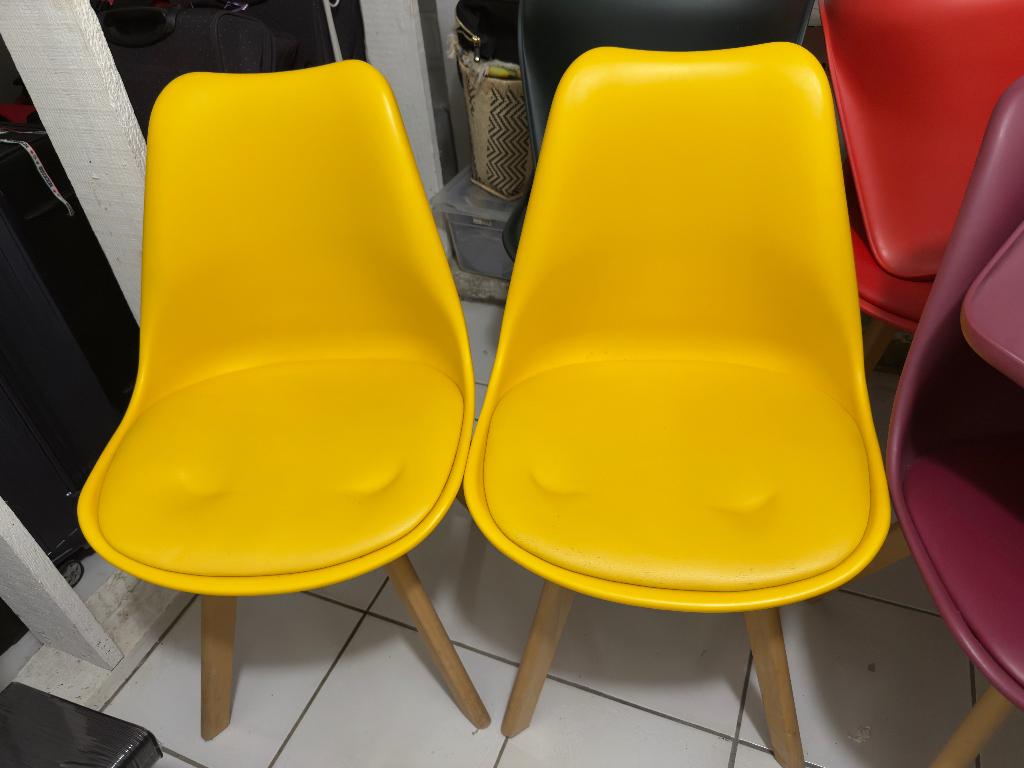 Stoelen, Huis en Inrichting, Stoelen, Ophalen, Leer, Gebruikt, Overige kleuren