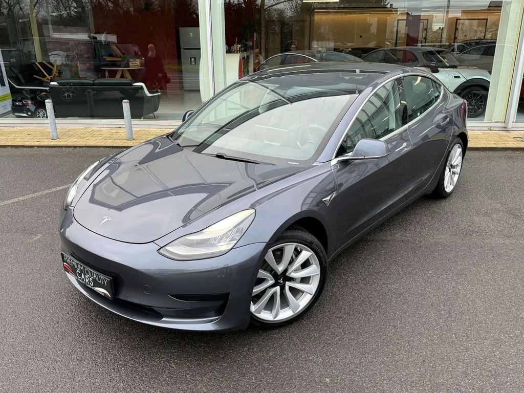 Tesla Model 3 BTW AFTREKB / NAVIGATIE / ZETELVRWM / CAMERA /, Auto's, Tesla, Automaat, Gebruikt, Leder, 5 deurs