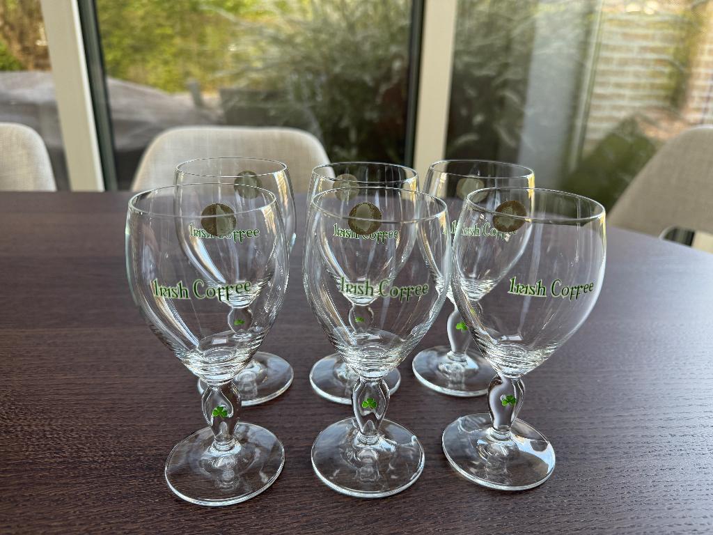 6 kristallen Irish coffee glazen Zwiesel, Collections, Enlèvement ou Envoi, Comme neuf