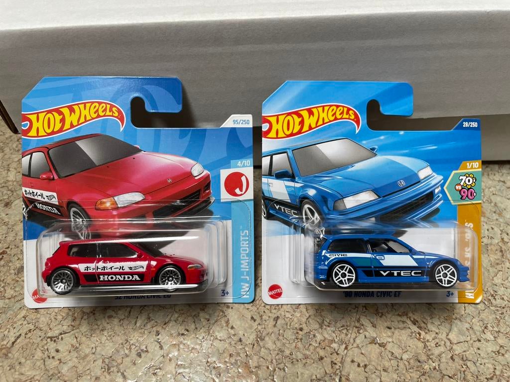 Hot wheels Honda duo Hotwheels, Ophalen of Verzenden, Zo goed als nieuw