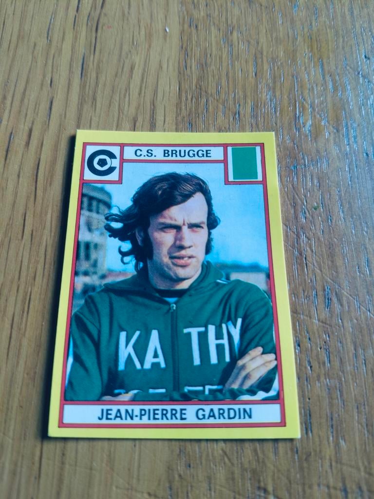 Panini sticker Football 75 Jean-Pierre Gardin Cercle Brugge, Verzamelen, Ophalen of Verzenden