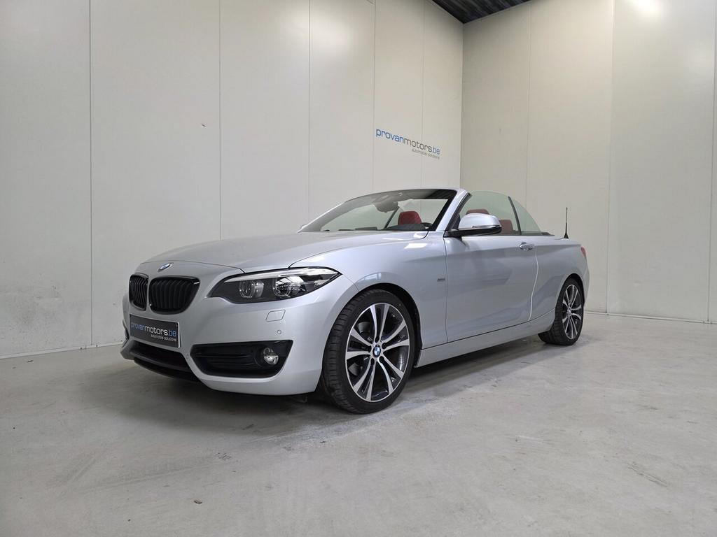 BMW 218 i Cabrio Autom. - GPS - Topstaat! 1Ste Eig!, Auto's, BMW, Particulier, 2 Reeks, Airbags, Airconditioning, Bluetooth, Boordcomputer