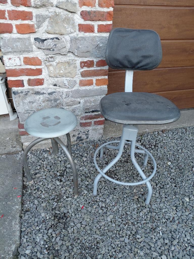 chaise de bureau, Enlèvement, Utilisé, Gris, Chaise de bureau