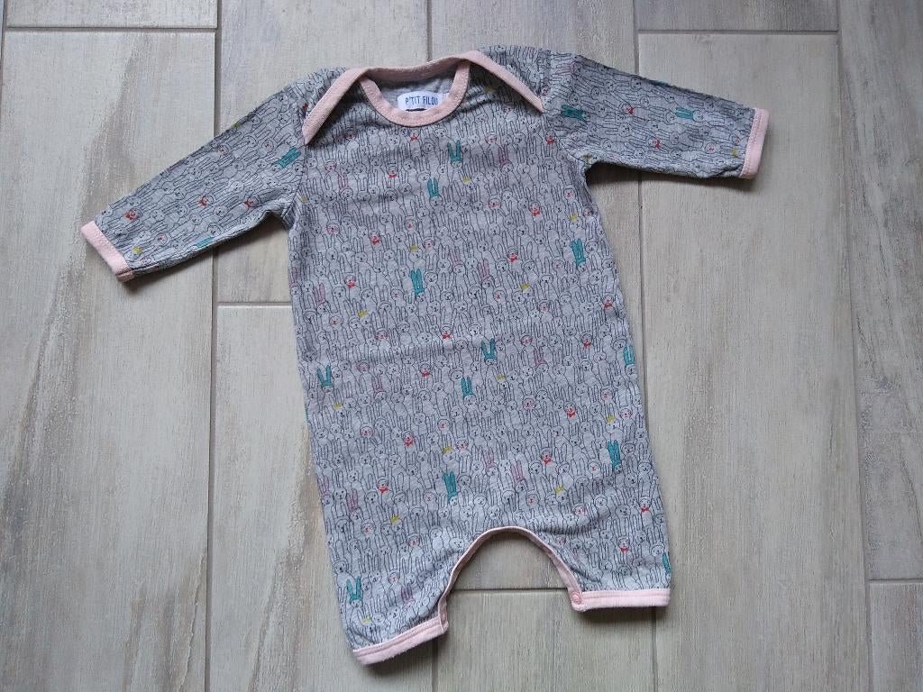 ✿ M56 - pyjama petit filou konijntjes, Enfants & Bébés, Vêtements de bébé | Taille 56, Enlèvement ou Envoi, Comme neuf, Vêtements de nuit ou Sous-vêtements