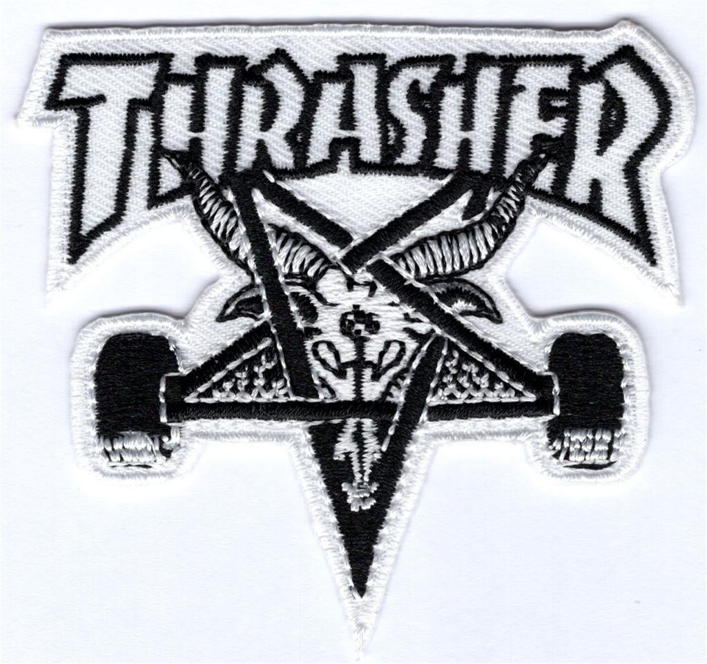 Thrasher stoffen opstrijk patch embleem #5, Verzenden, Nieuw