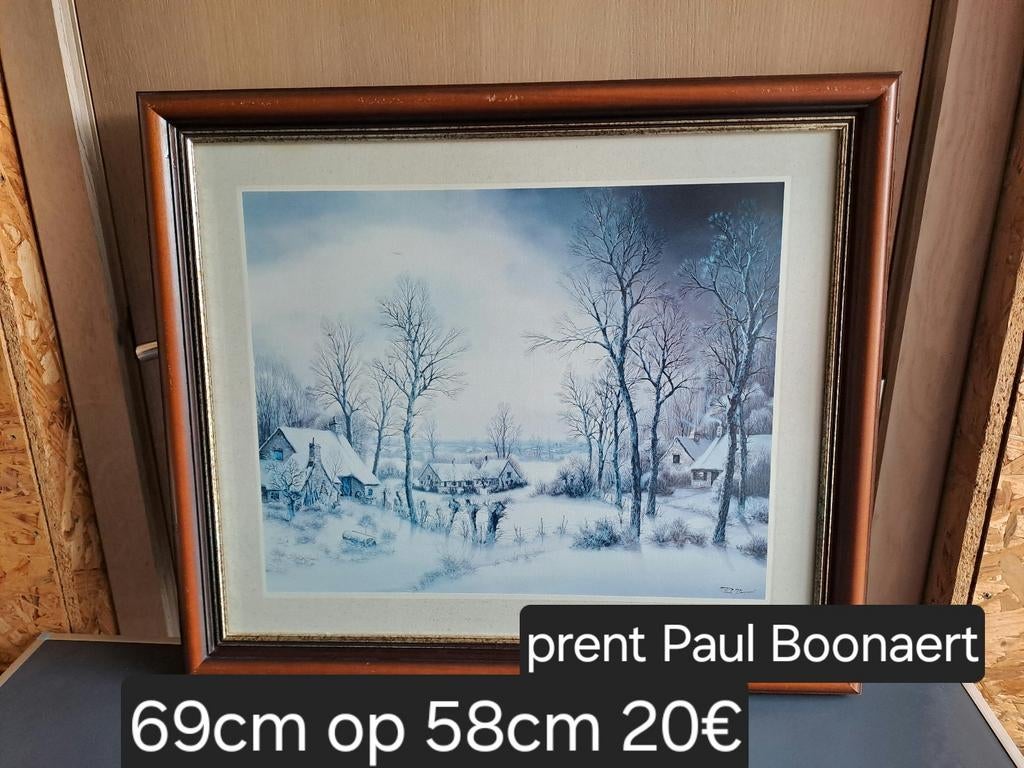 Prent Paul Boonaert, Ophalen