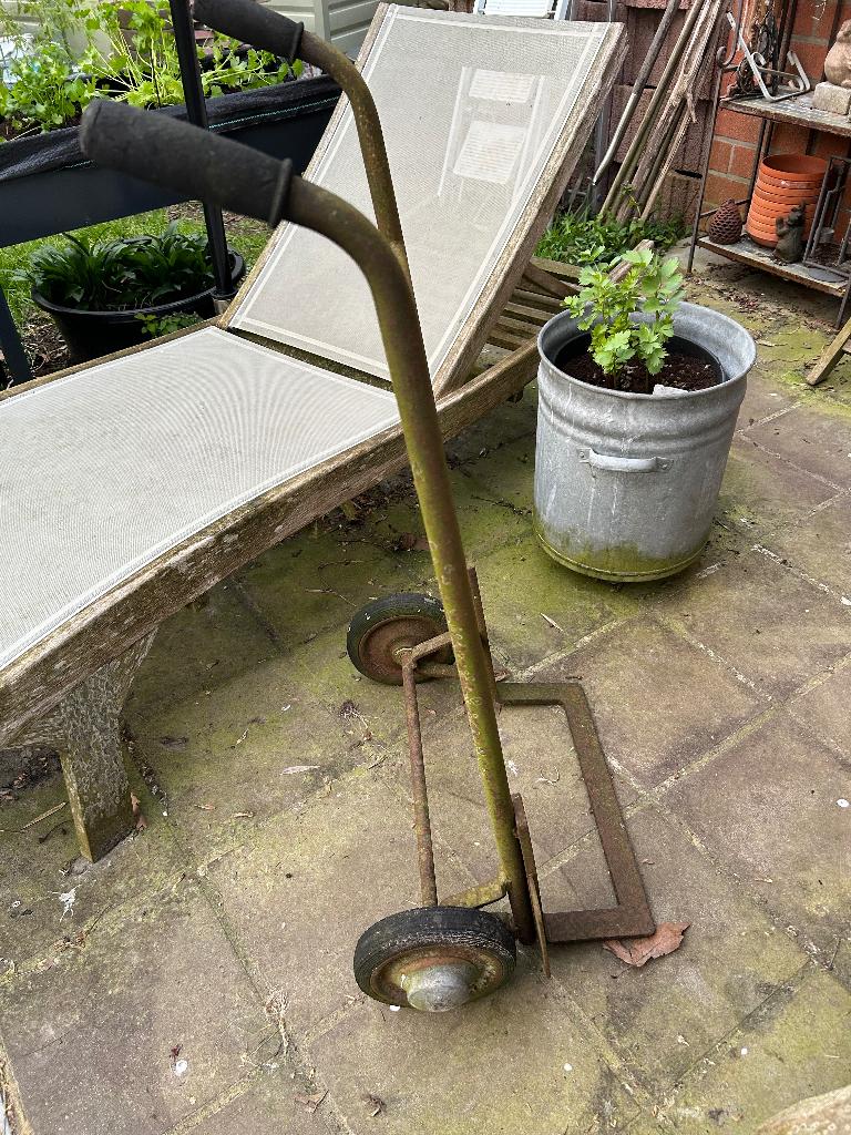 Steekwagen antiek, Doe-het-zelf en Bouw, Ophalen, Gebruikt, Steekwagen