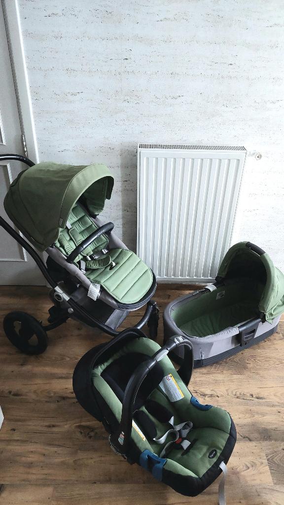 Kinderwagen 3 in 1 Britax Römer Affinity met toebehoren, Autres marques, Pneus, Comme neuf, Enlèvement