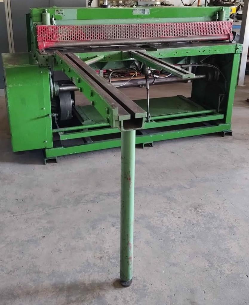 Plaatschaar 2mm staal 1530mm, Ophalen