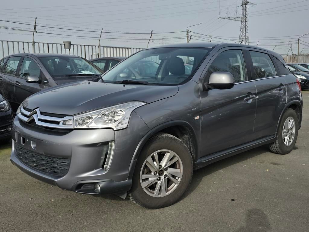 CITROËN C4 AIRCROSS 1600CC DIESEL 05/2014 168000KM MET AIRCO, Auto's, Citroën, Voorwielaandrijving, Euro 5, Zwart, Leder en Stof