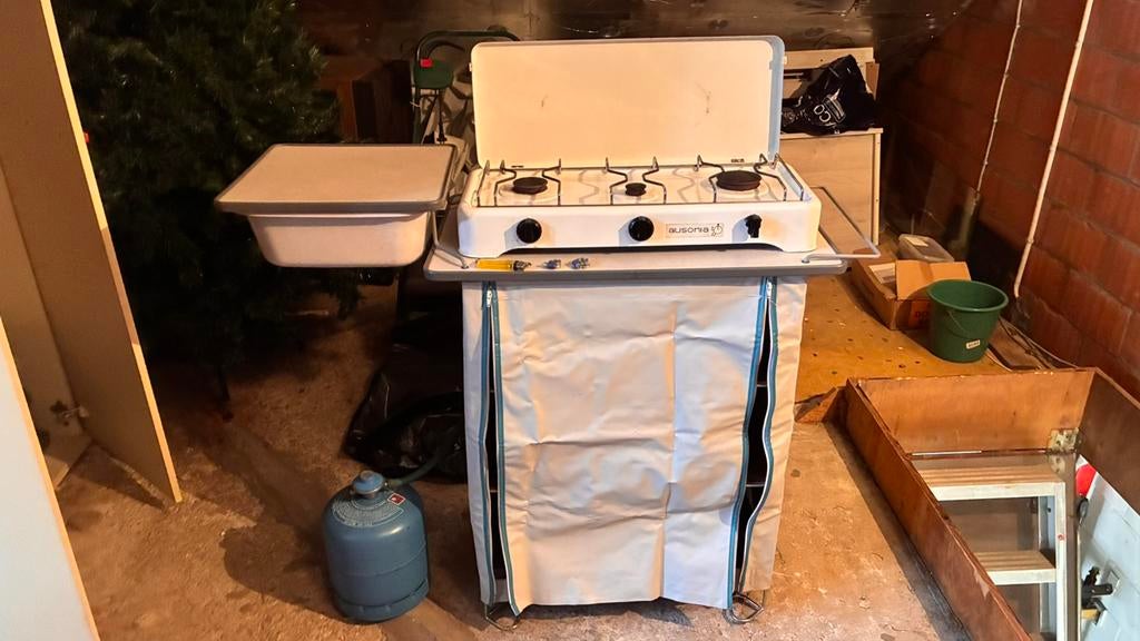 Kampeer kook vuur., Caravans en Kamperen, Kampeeraccessoires, Ophalen, Gebruikt