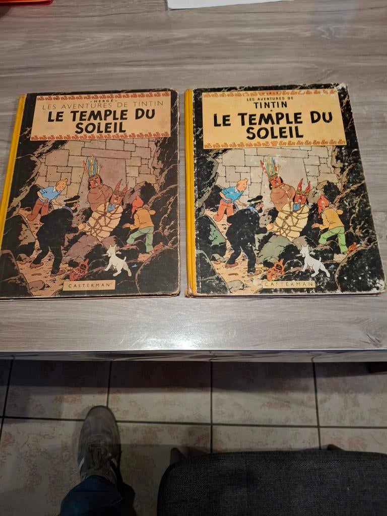 2 bd Tintin De Tempel van de Zon, Ophalen of Verzenden