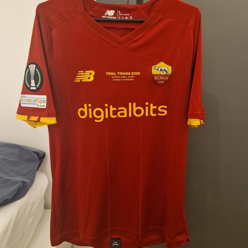 AS Roma shirt met spelersversie, Zo goed als nieuw, Shirt