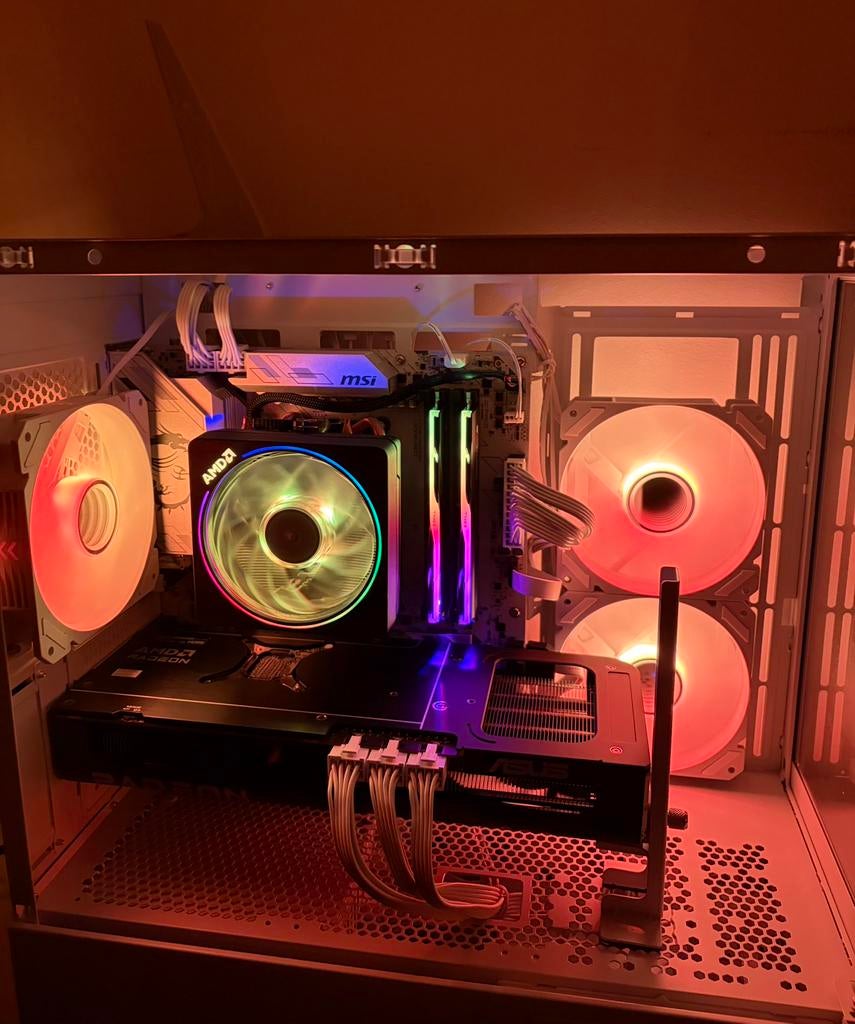 Gaming PC RX 9070 XT, R5 9600X, 32GB DDR5 6600Mhz, 1TB SSD, Computers en Software, Desktop Pc's, 32 GB, Virtual Reality, Nieuw