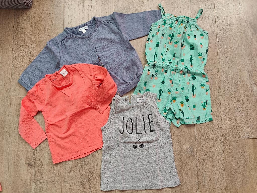 pakket meisje zomer maat 80 - 4 stuks, Ophalen, Gebruikt, Meisje, La Redoute