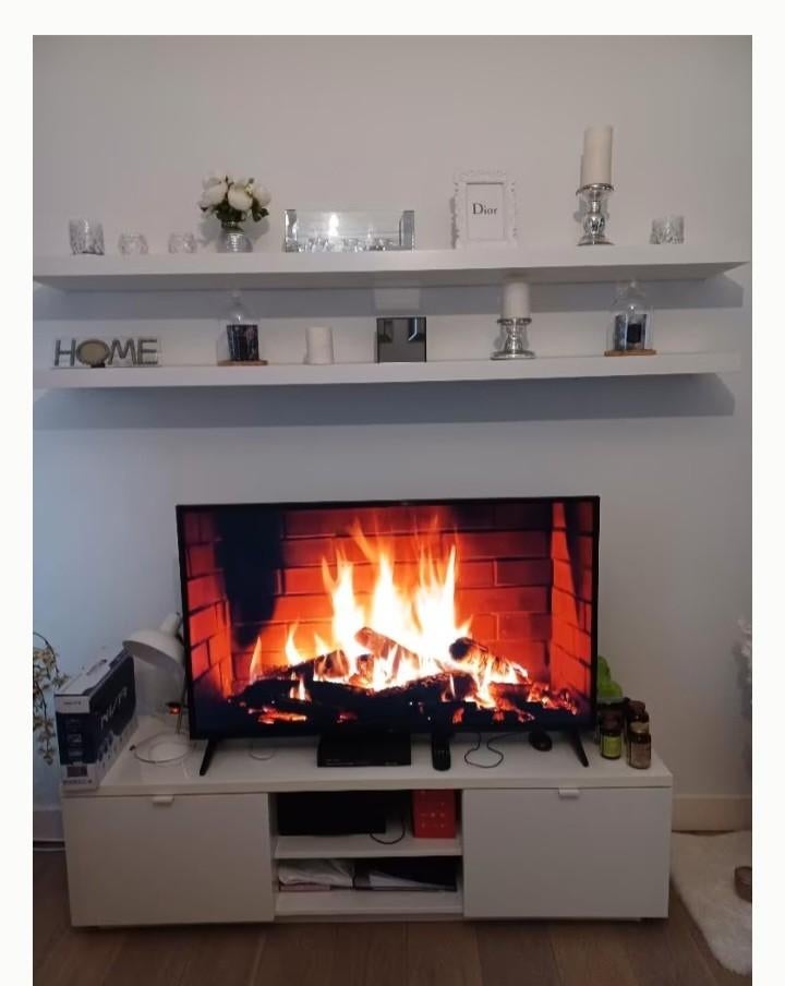 Meuble TV, Maison & Meubles, Armoires | Mobilier de télévision, 25 à 50 cm, Comme neuf, Autres essences de bois, 150 à 200 cm