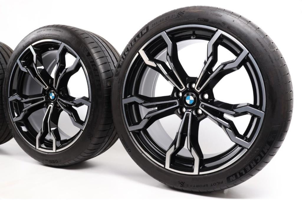 BMW X3M F97 X4M F98 21 Inch Styling 765M zomer Michelin, Gebruikt, 255 mm, Banden en Velgen, Terreinwagen