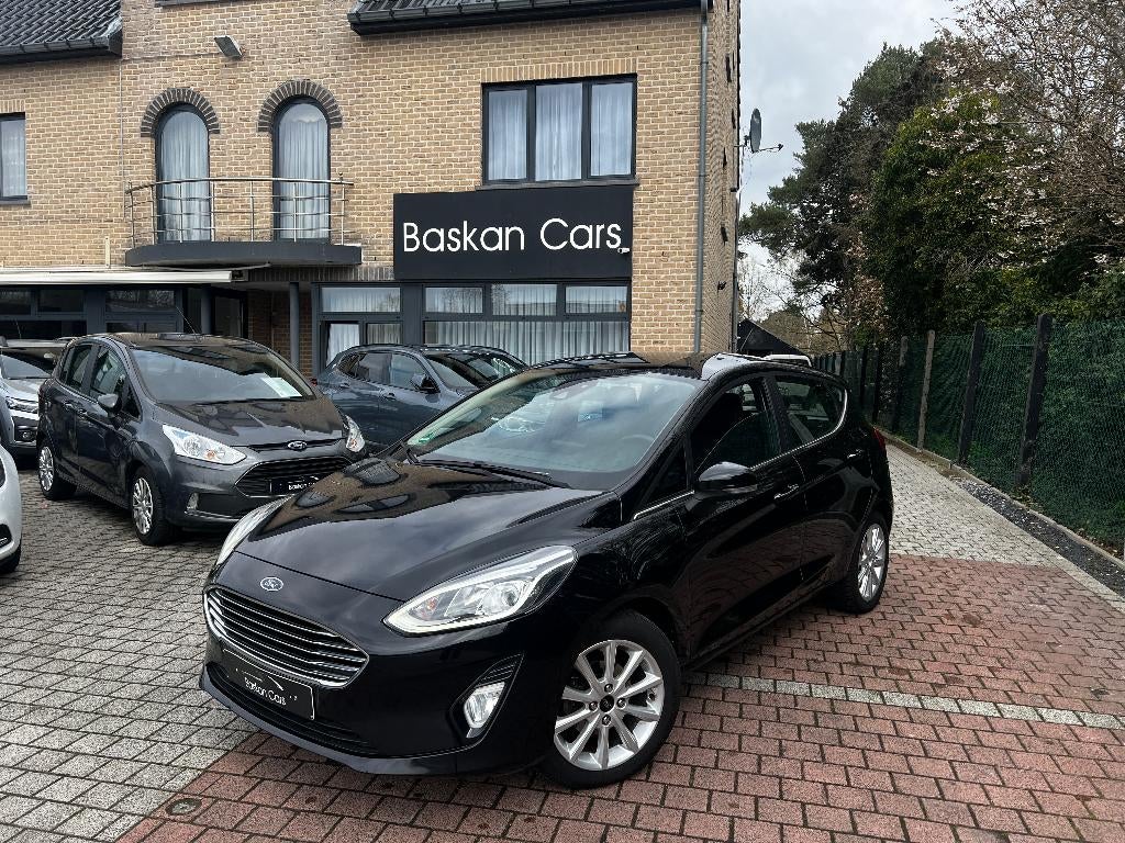 Ford Fiesta 1.0/M2020/AIRCO/ZETEL VERW/118.000KM/GARANTIE, Stof, Zwart, Handgeschakeld, 5 deurs