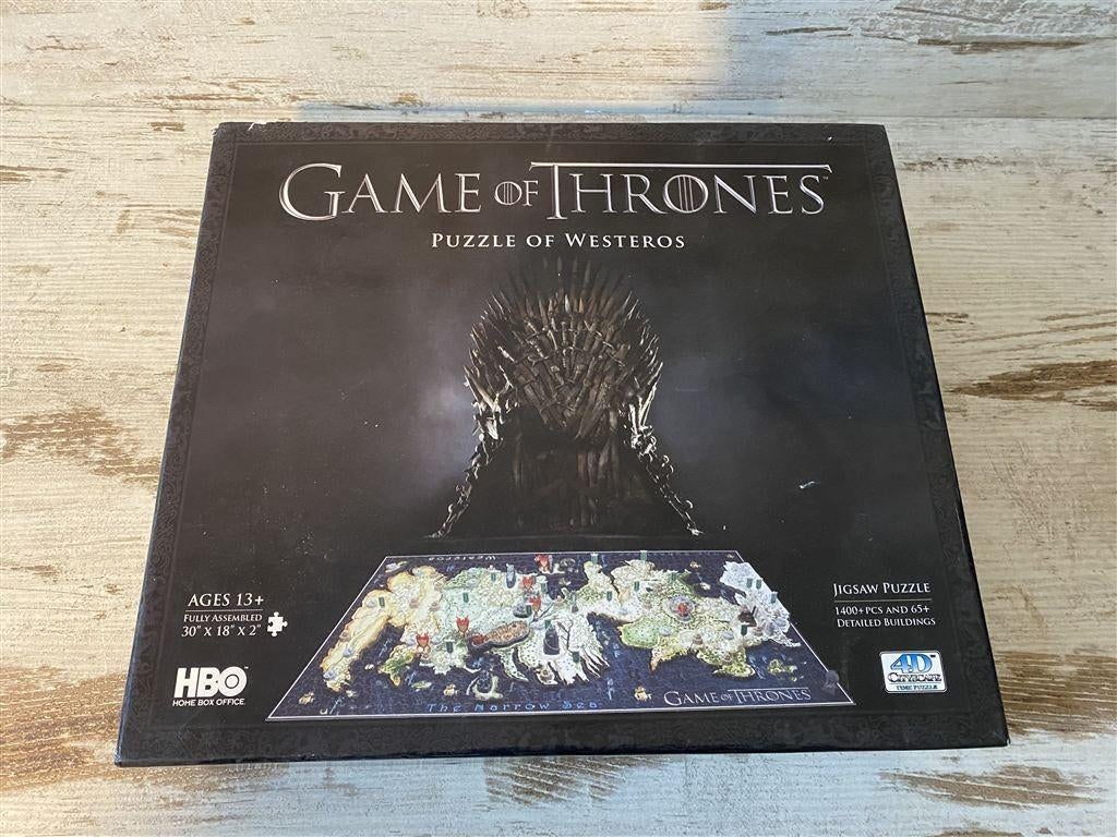 game of thrones puzzle of westeros [s704], Hobby & Loisirs créatifs, Envoi, Comme neuf