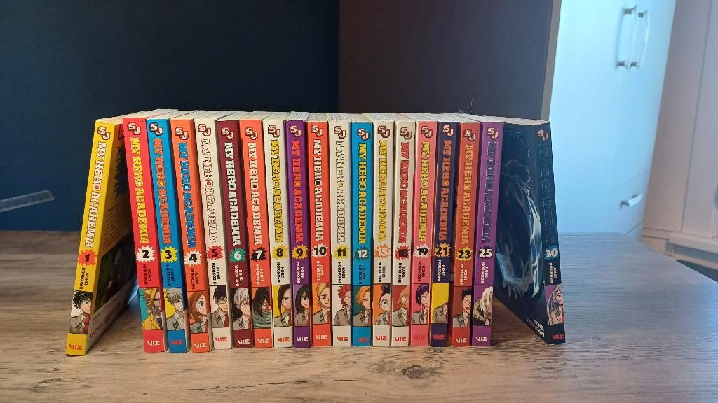 My Hero Academia Manga set, Livres, Kohei Horikoshi, Comme neuf, Enlèvement, Plusieurs comics