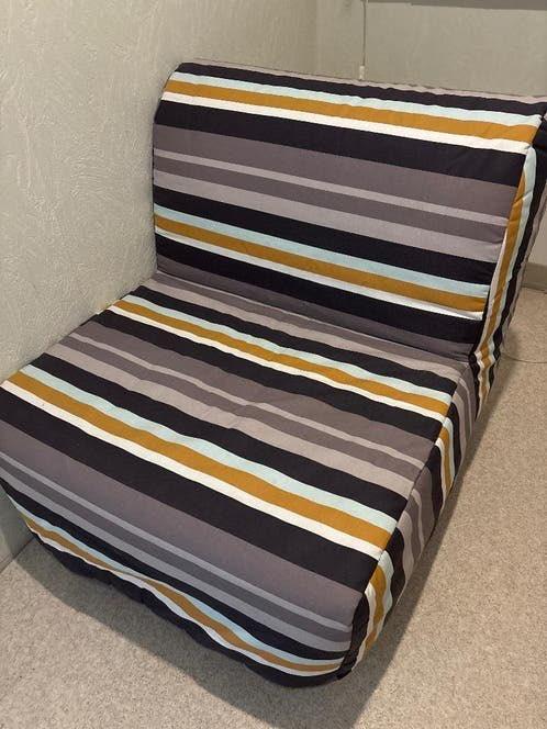 Logeer/Zetelbed IKEA -1 persoon, Autres couleurs, Une personne, Utilisé, 190 cm ou moins