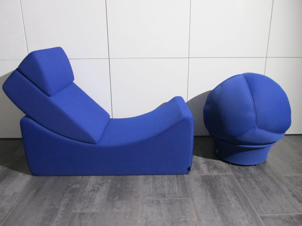 LINA moon chair + Frozen Ball - topstaat, Huis en Inrichting, Fauteuils, Zo goed als nieuw, Stof, Ophalen