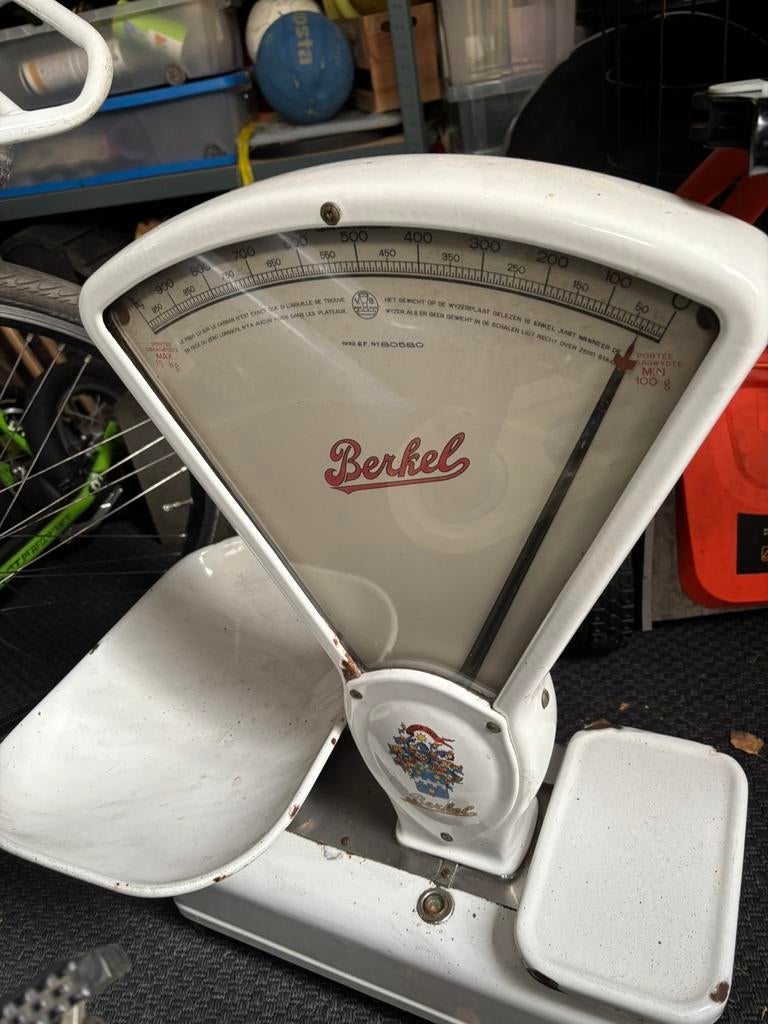 Berkel antieke weegschaal van 1939, Elektronische apparatuur, Ophalen, Gebruikt, Keukenweegschaal, Analoog