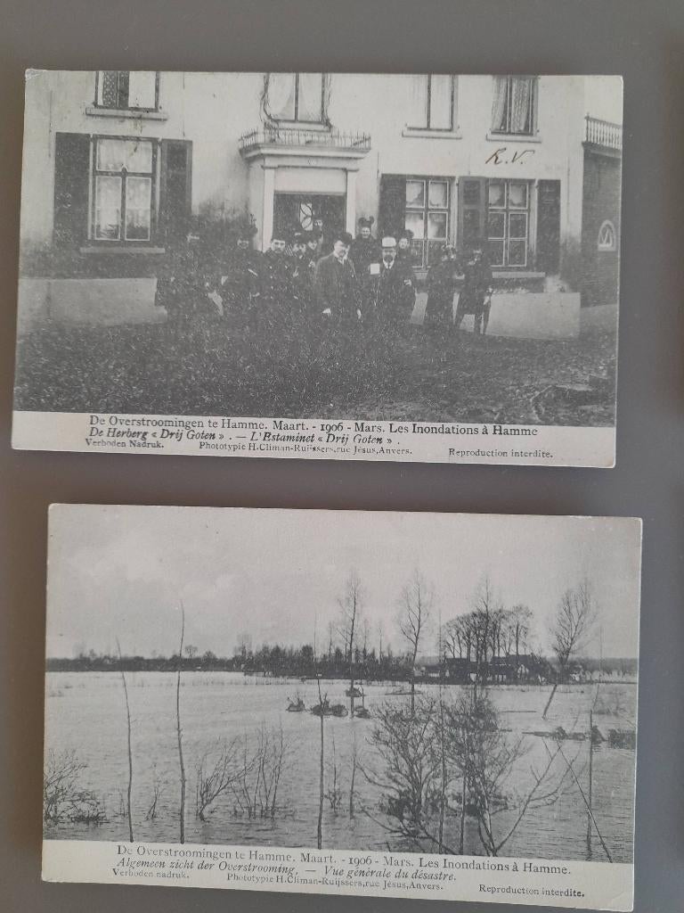 Cartes postales Moerzeke/Hamme, Collections, Enlèvement ou Envoi, Avant 1920, Affranchie, Flandre Orientale