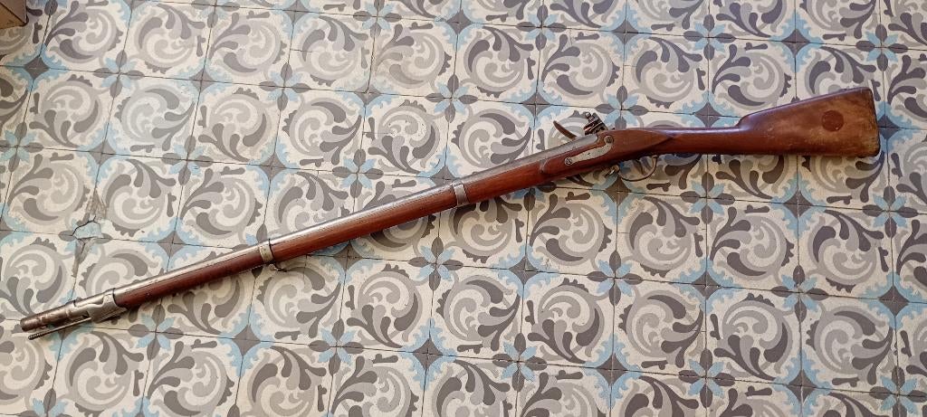 Révolution belge 1830 - rare fusil belge d'infanterie no 1, Ophalen