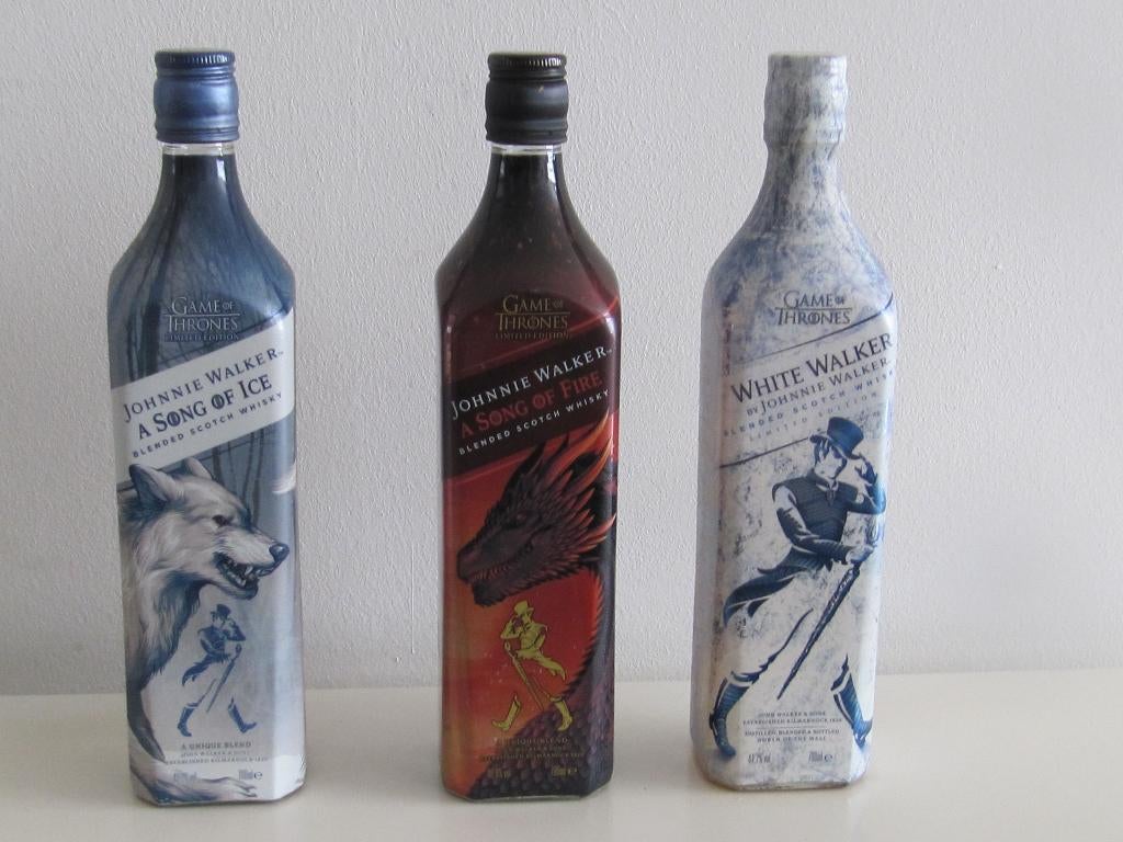 3 flessen Johnnie Walker naar de serie Game of Thrones, Enlèvement, Neuf, Autres types