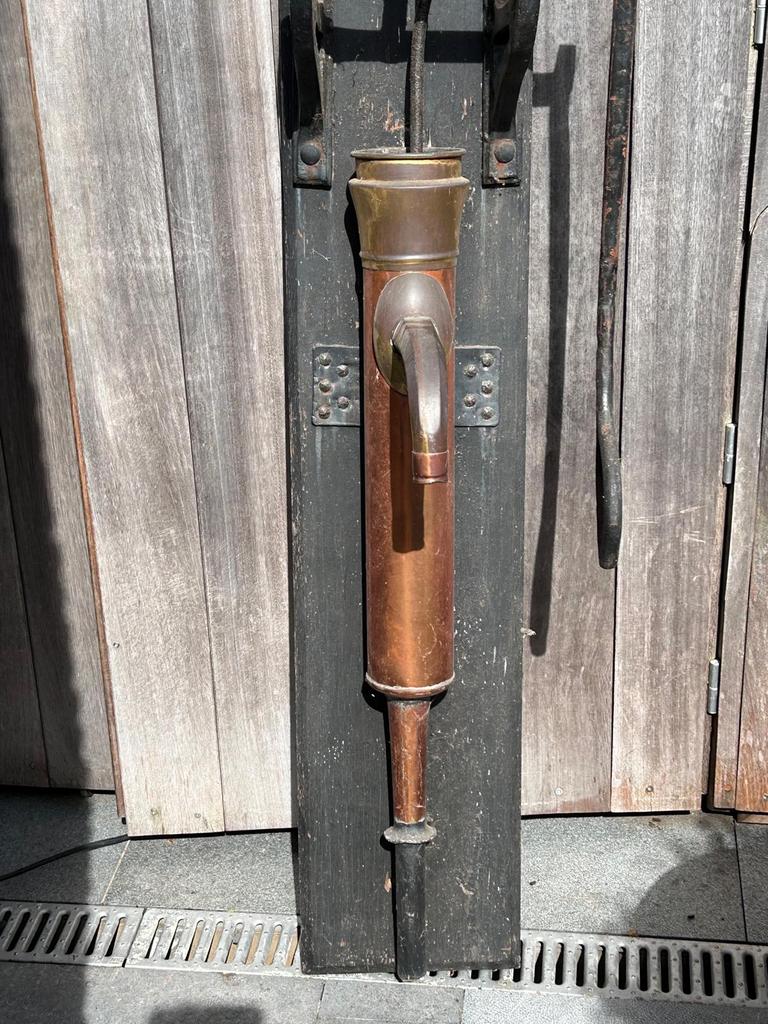 Koperen pomp, Tuin en Terras, Waterpompen, Ophalen, Gebruikt