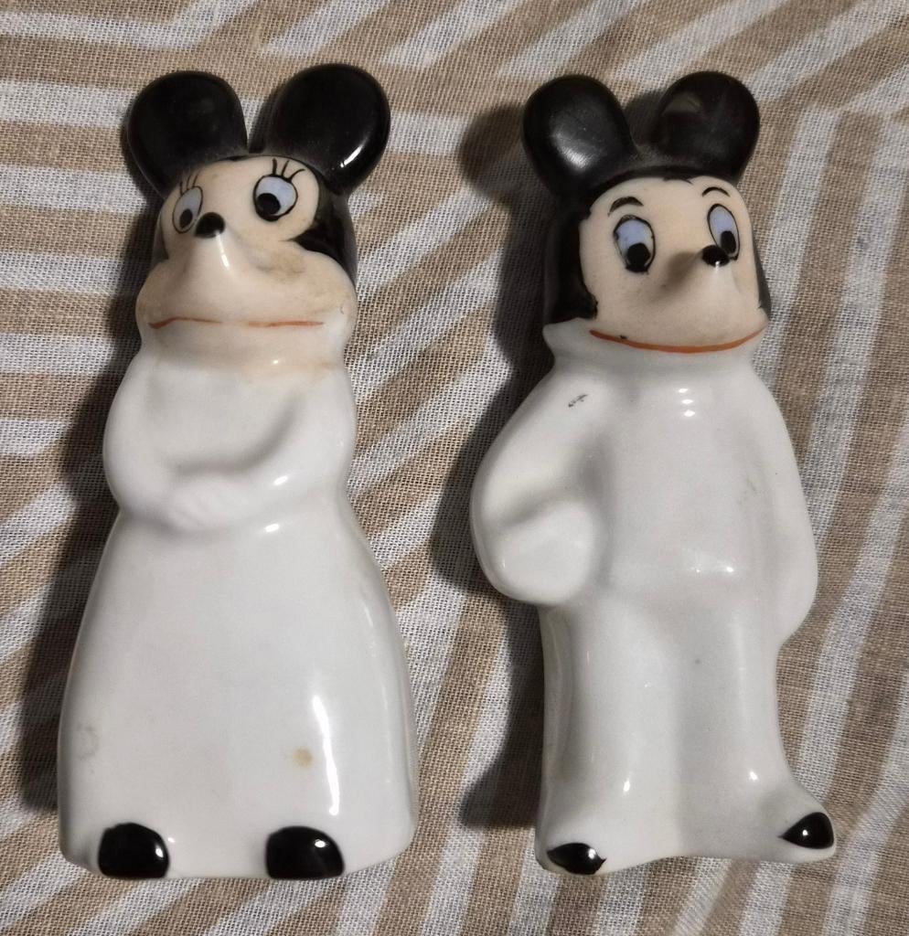 Mickey porselein, Verzamelen, Ophalen of Verzenden, Mickey Mouse, Gebruikt, Beeldje of Figuurtje