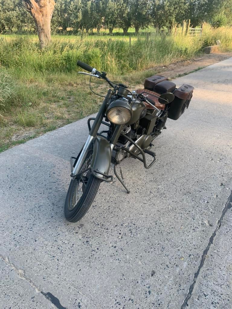 Saroléa estafette 400cc 1950 gerestaureerd, Ophalen, Zo goed als nieuw