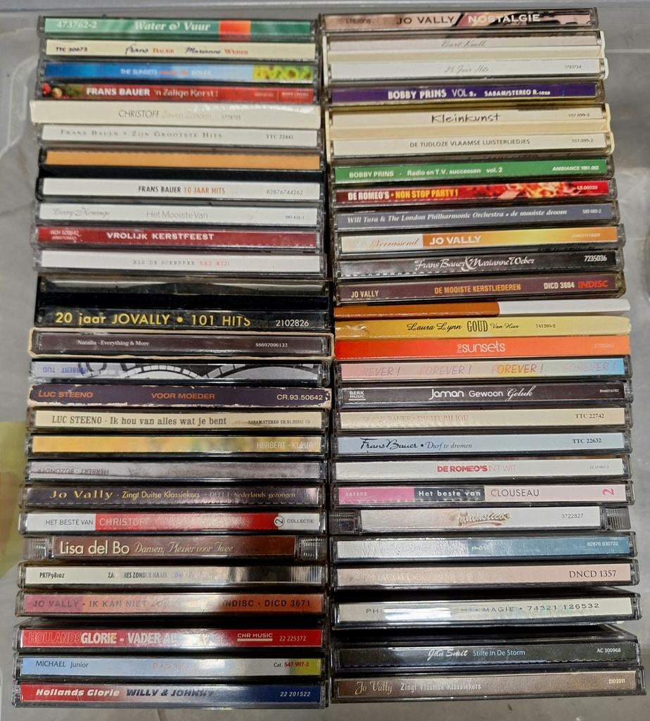 Lot 53 x Cd's Vlaamse Pop, Cd's en Dvd's, Ophalen of Verzenden, Gebruikt