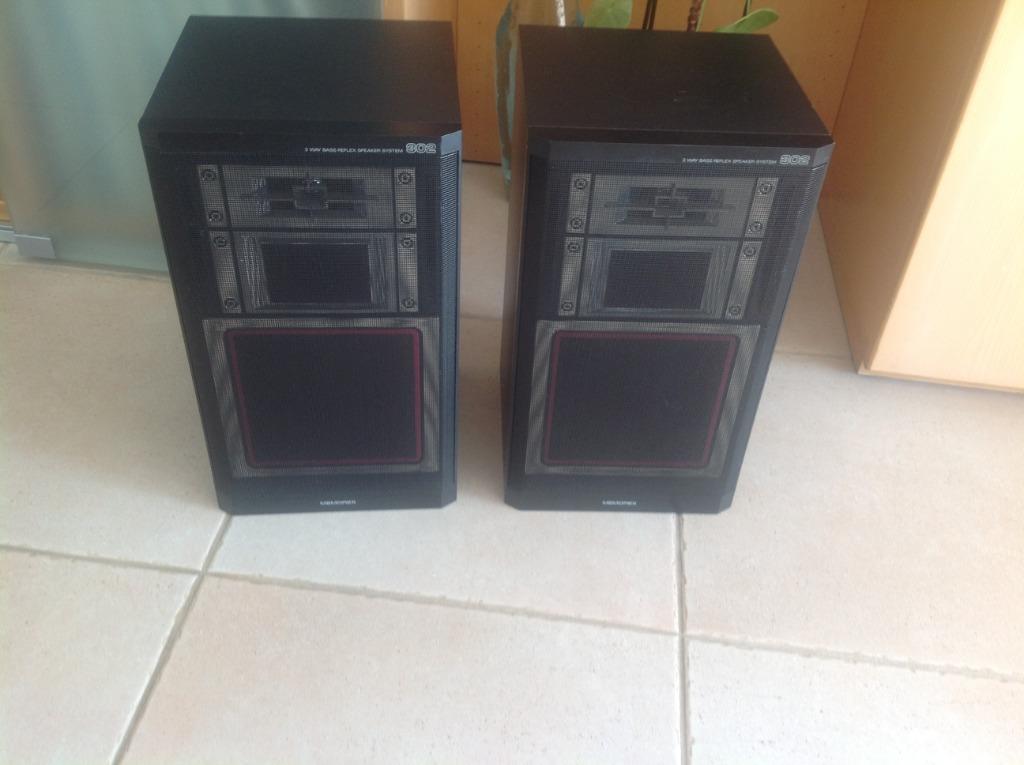 Haut-parleur Memorex, système bass-reflex à 3 voies dans la, Enlèvement ou Envoi